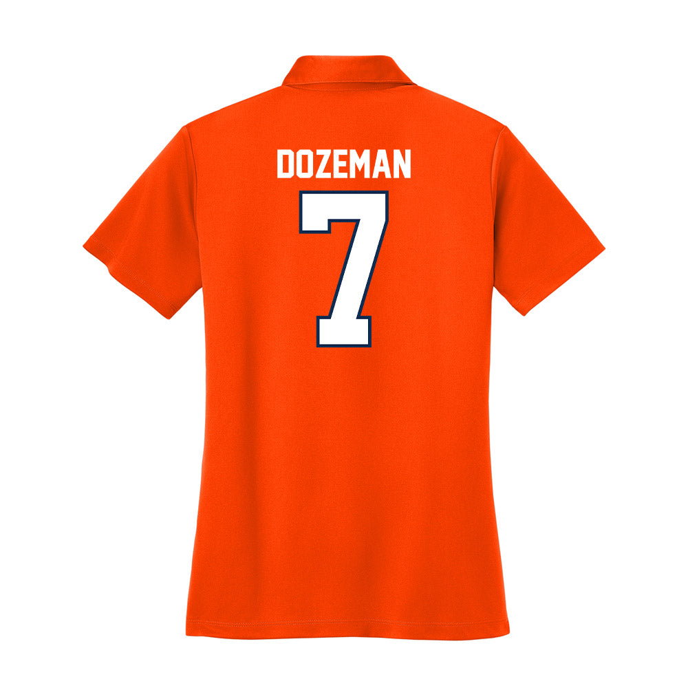 Wheaton IL - NCAA Softball : Shylah Dozeman - Women's Activewear Polo Shirt-1