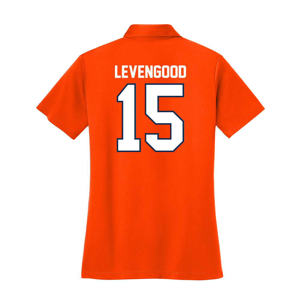 Wheaton IL - NCAA Baseball : David Levengood - Women's Activewear Polo Shirt-1