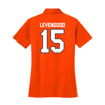 Wheaton IL - NCAA Baseball : David Levengood - Women's Activewear Polo Shirt-1