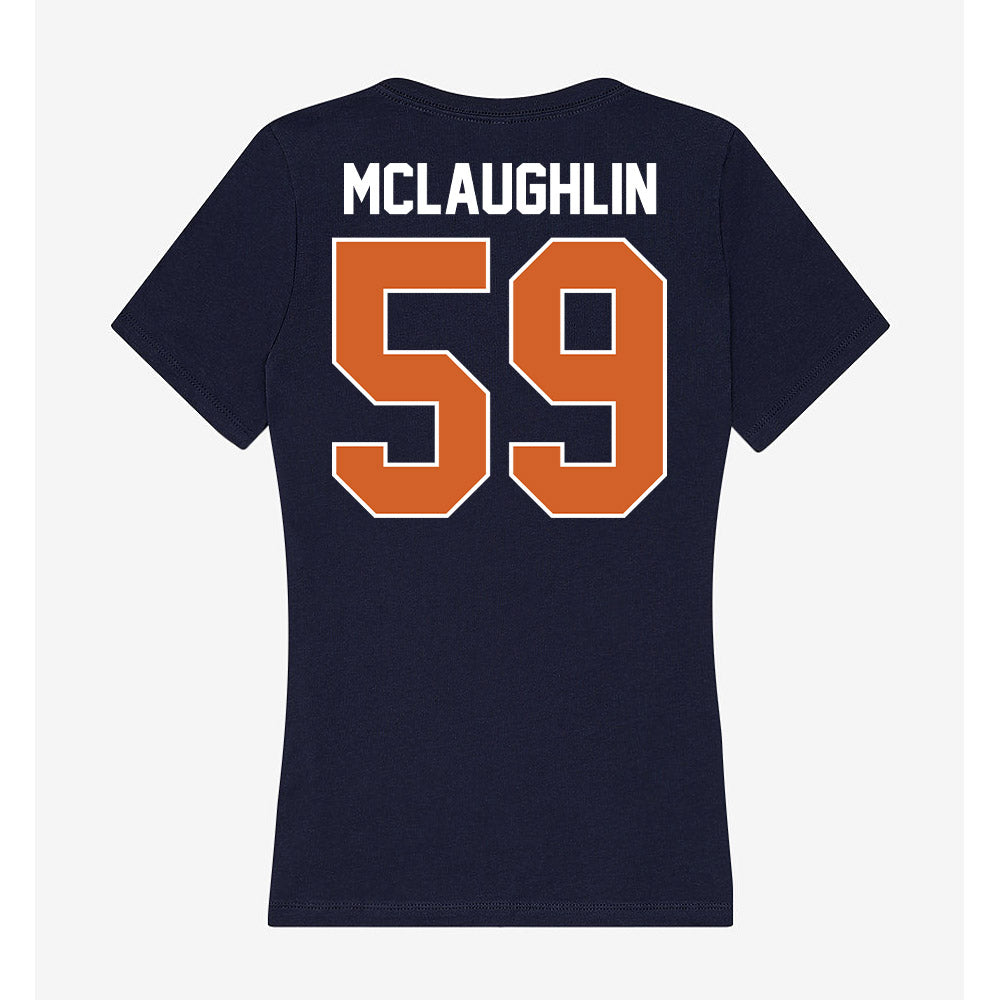 Wheaton IL - NCAA Football : Dawson McLaughlin - Women's V-Neck T-Shirt-1