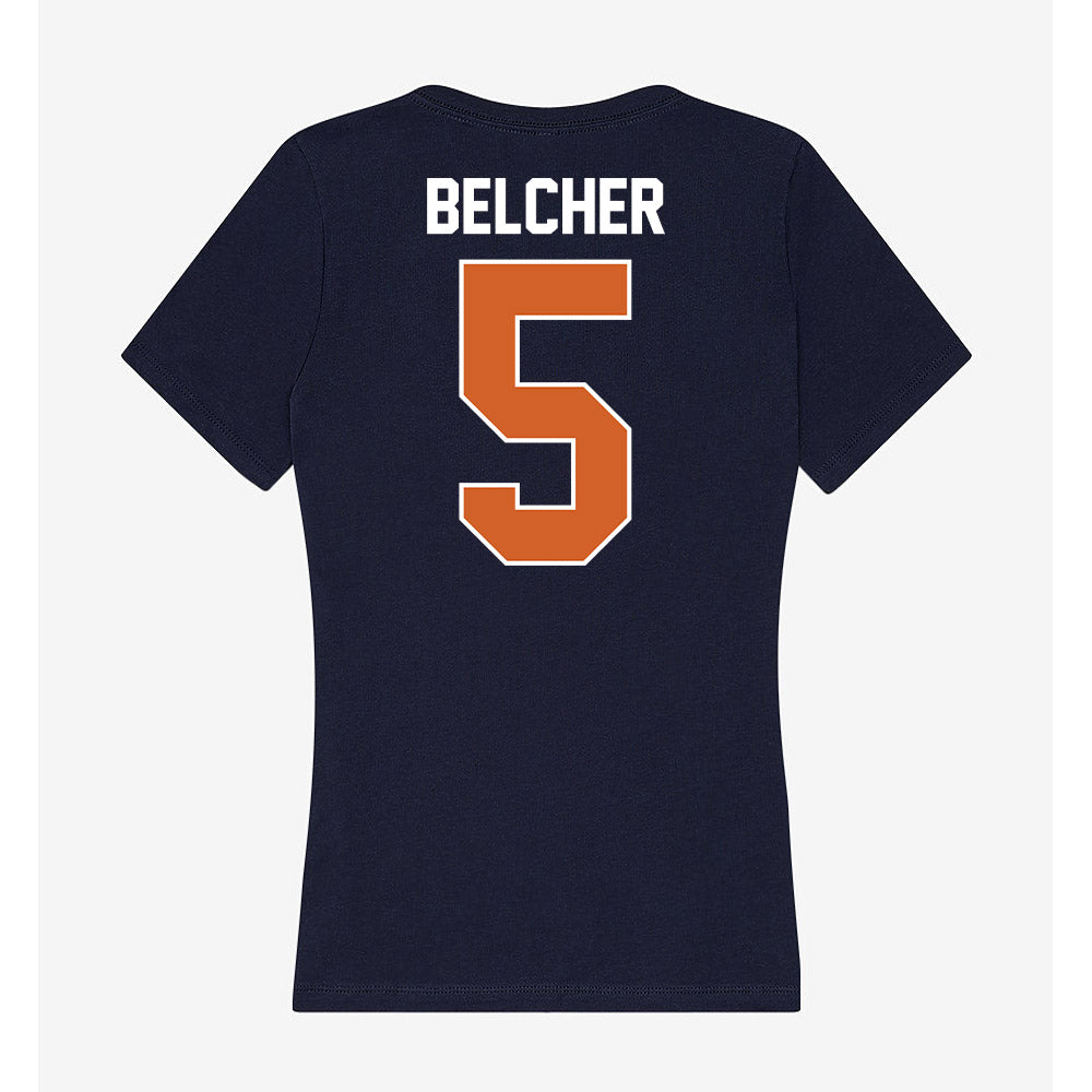 Wheaton IL - NCAA Men's Soccer : Garrett Belcher - Women's V-Neck T-Shirt-1