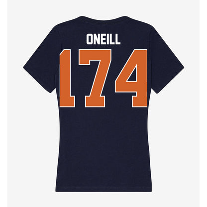 Wheaton IL - NCAA Wrestling : Elias ONeill - Women's V-Neck T-Shirt-1