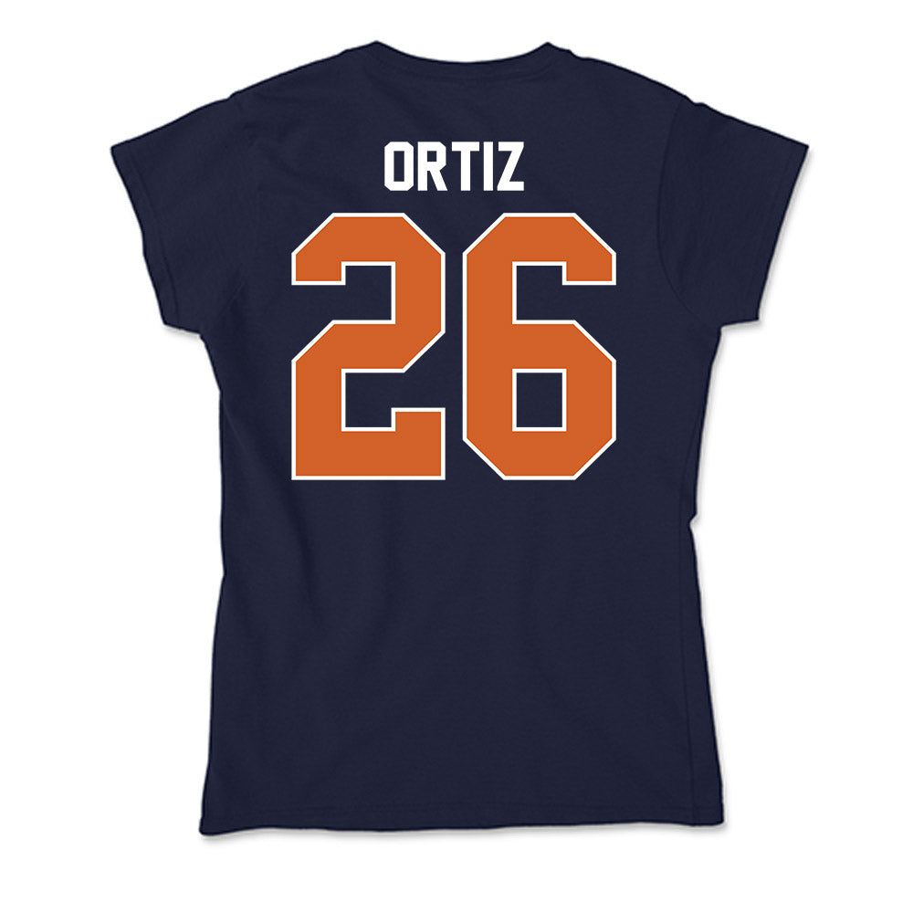 Wheaton IL - NCAA Baseball : Joshua Ortiz - Soft Style Women’s T-Shirt-1