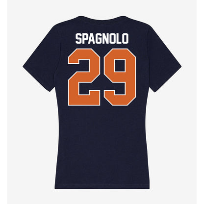 Wheaton IL - NCAA Women's Soccer : Rose Spagnolo - Women's V-Neck T-Shirt-1