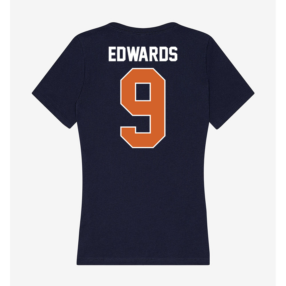 Wheaton IL - NCAA Women's Soccer : Abi Edwards - Women's V-Neck T-Shirt-1