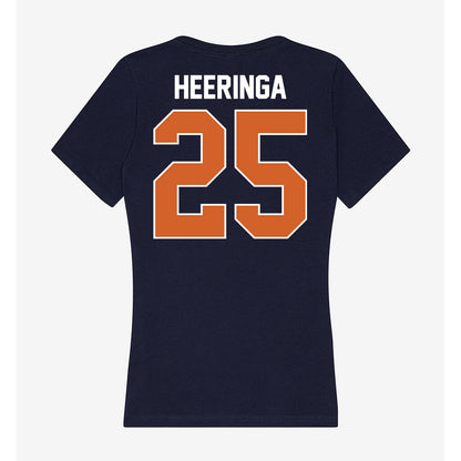 Wheaton IL - NCAA Men's Soccer : Andrew Heeringa - Women's V-Neck T-Shirt-1