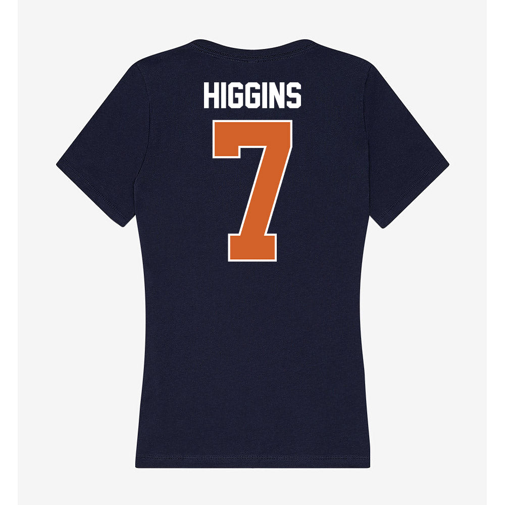 Wheaton IL - NCAA Women's Volleyball : Lacey Higgins - Women's V-Neck T-Shirt-1