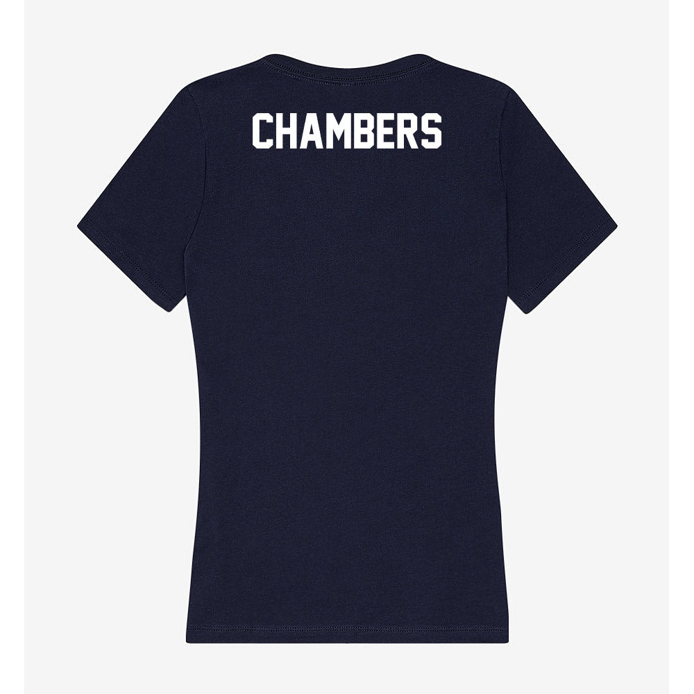 Wheaton IL - NCAA Men's Swimming & Diving : Isaac Chambers - Women's V-Neck T-Shirt-2