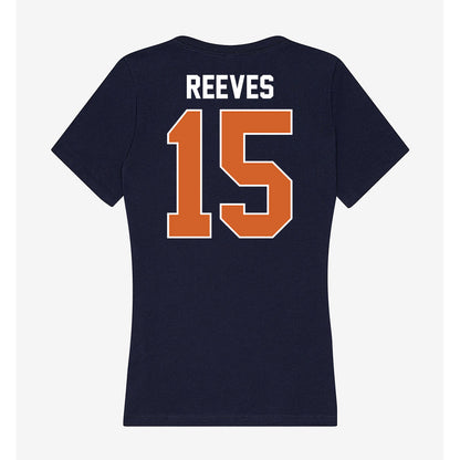 Wheaton IL - NCAA Football : Eli Reeves - Women's V-Neck T-Shirt-1