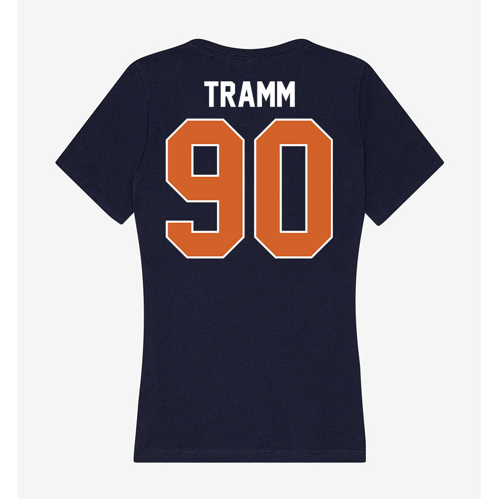 Wheaton IL - NCAA Football : Josh Tramm - Women's V-Neck T-Shirt-1