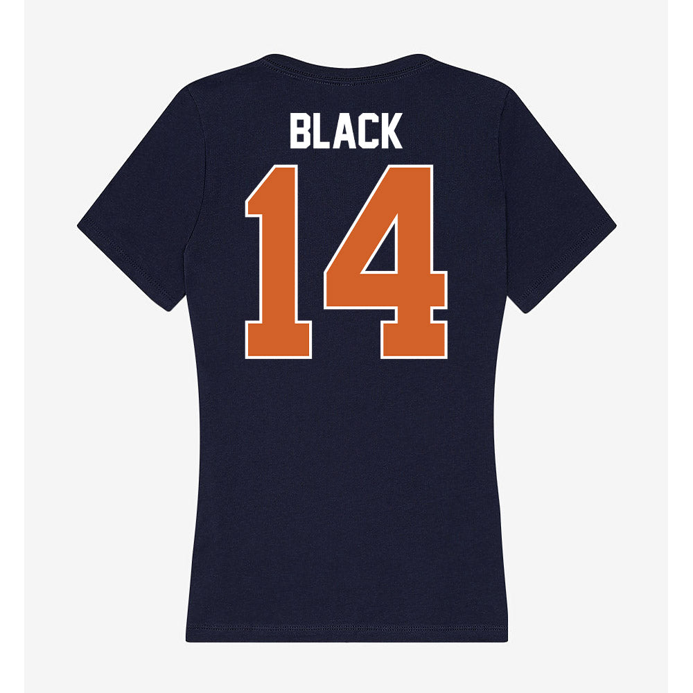 Wheaton IL - NCAA Football : Reid Black - Women's V-Neck T-Shirt-1