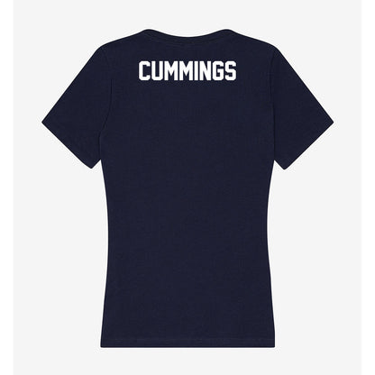 Wheaton IL - NCAA Men's Swimming & Diving : Jac Cummings - Women's V-Neck T-Shirt-3