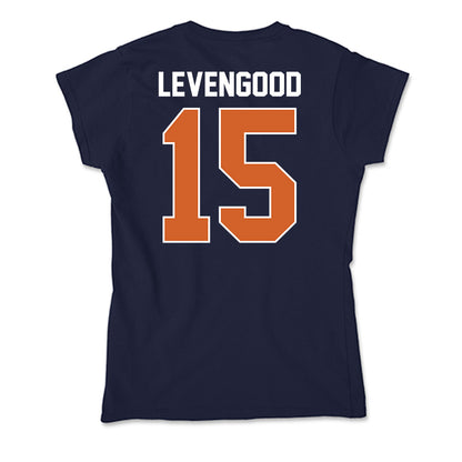 Wheaton IL - NCAA Baseball : David Levengood - Soft Style Women’s T-Shirt-1