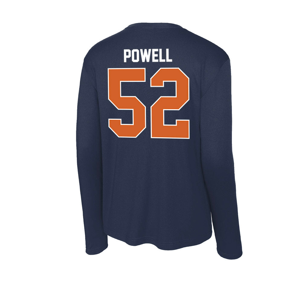 Wheaton IL - NCAA Football : Jaxon Powell - Activewear Long Sleeve T-Shirt-1
