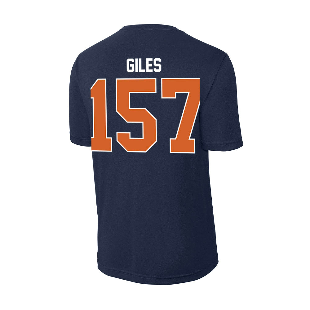 Wheaton IL - NCAA Wrestling : Deonta Giles - Activewear T-Shirt-1