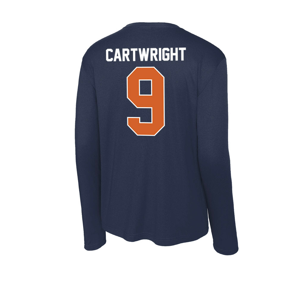 Wheaton IL - NCAA Baseball : Ryan Cartwright - Activewear Long Sleeve T-Shirt-1