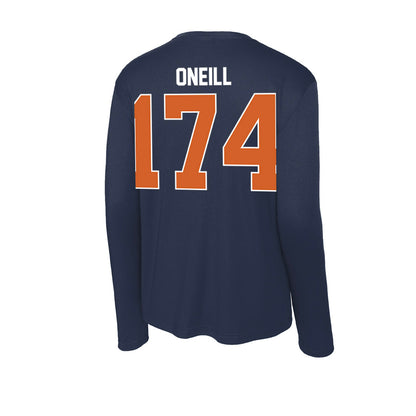 Wheaton IL - NCAA Wrestling : Elias ONeill - Activewear Long Sleeve T-Shirt-1