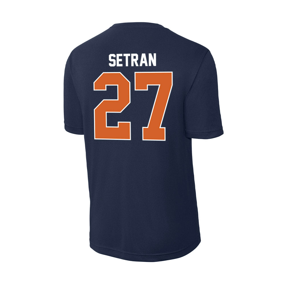 Wheaton IL - NCAA Women's Soccer : Emily Setran - Activewear T-Shirt-1