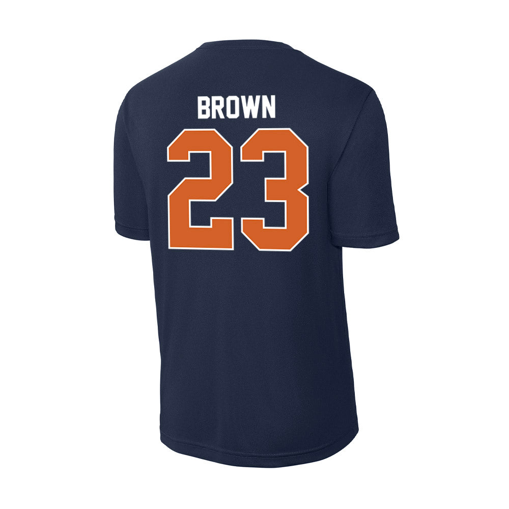 Wheaton IL - NCAA Men's Soccer : Sam Brown - Activewear T-Shirt-1