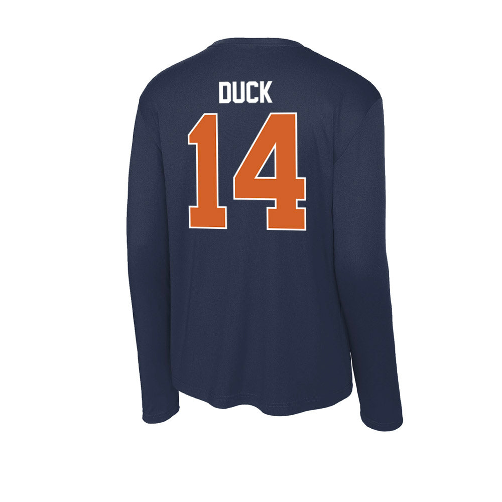Wheaton IL - NCAA Football : Charlie Duck - Activewear Long Sleeve T-Shirt-1