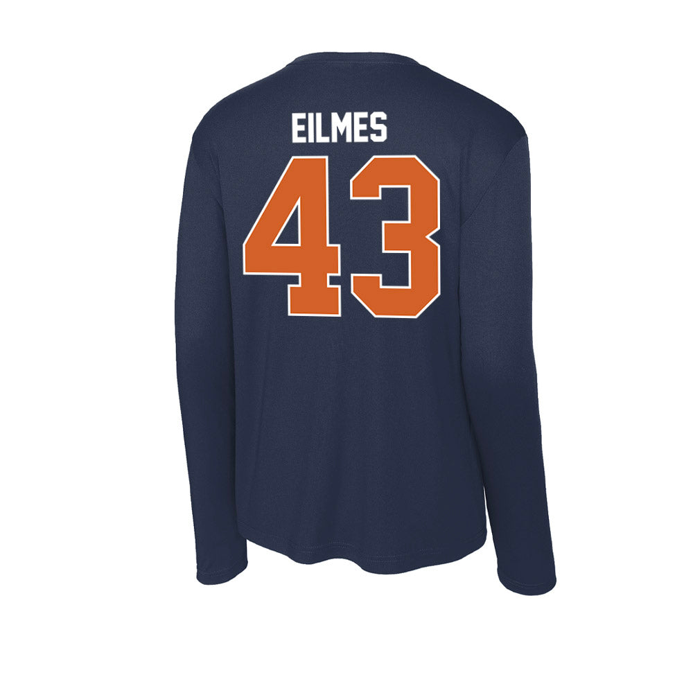 Wheaton IL - NCAA Baseball : Austin Eilmes - Activewear Long Sleeve T-Shirt-1