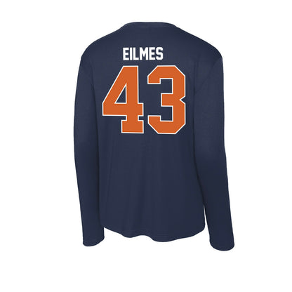 Wheaton IL - NCAA Baseball : Austin Eilmes - Activewear Long Sleeve T-Shirt-1