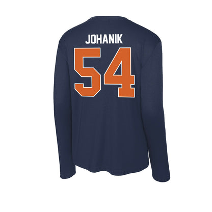 Wheaton IL - NCAA Football : Peter Johanik - Activewear Long Sleeve T-Shirt-1