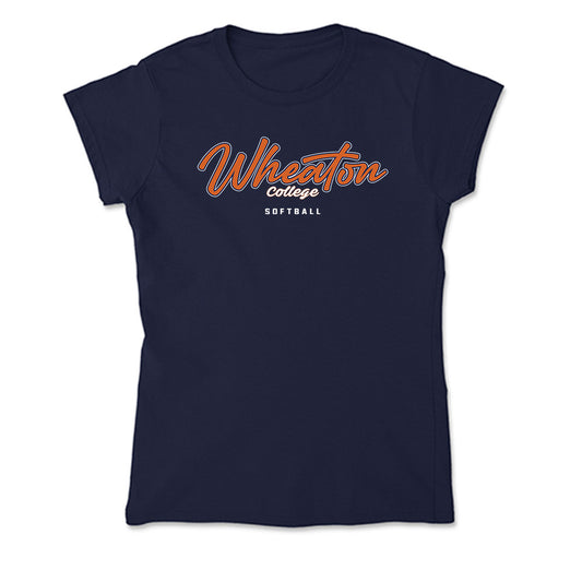 Wheaton IL - NCAA Softball : Victoria Barbar - Soft Style Women’s T-Shirt-0