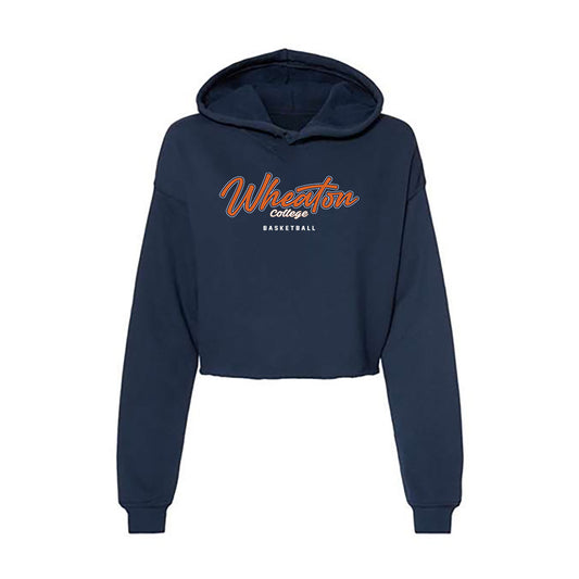 Wheaton IL - NCAA Men's Basketball : Noah Hedrick - Women's Crop Fleece Hoodie-0
