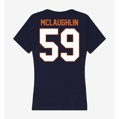 Wheaton IL - NCAA Football : Dawson McLaughlin - Women's V-Neck T-Shirt-1