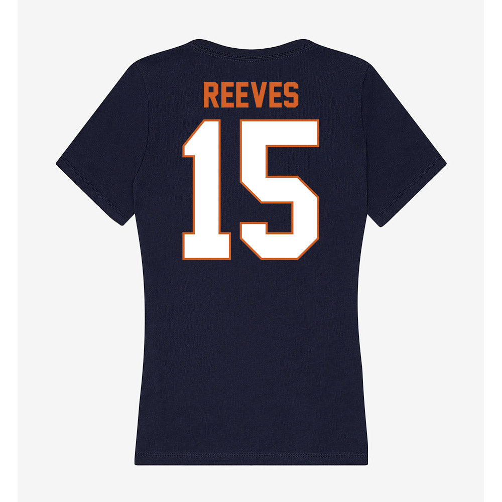 Wheaton IL - NCAA Football : Eli Reeves - Women's V-Neck T-Shirt-1