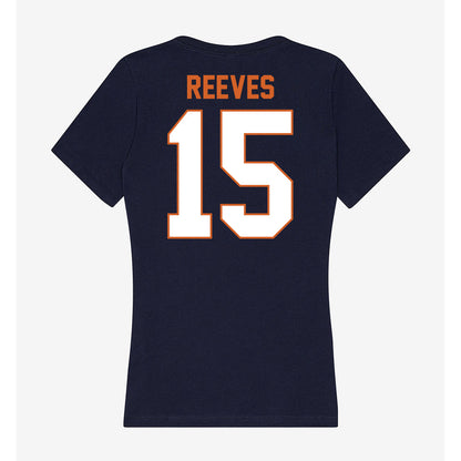 Wheaton IL - NCAA Football : Eli Reeves - Women's V-Neck T-Shirt-1