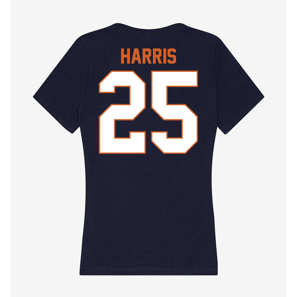 Wheaton IL - NCAA Women's Soccer : Leah Harris - Women's V-Neck T-Shirt-1