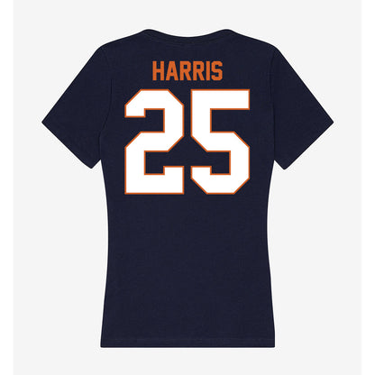 Wheaton IL - NCAA Women's Soccer : Leah Harris - Women's V-Neck T-Shirt-1