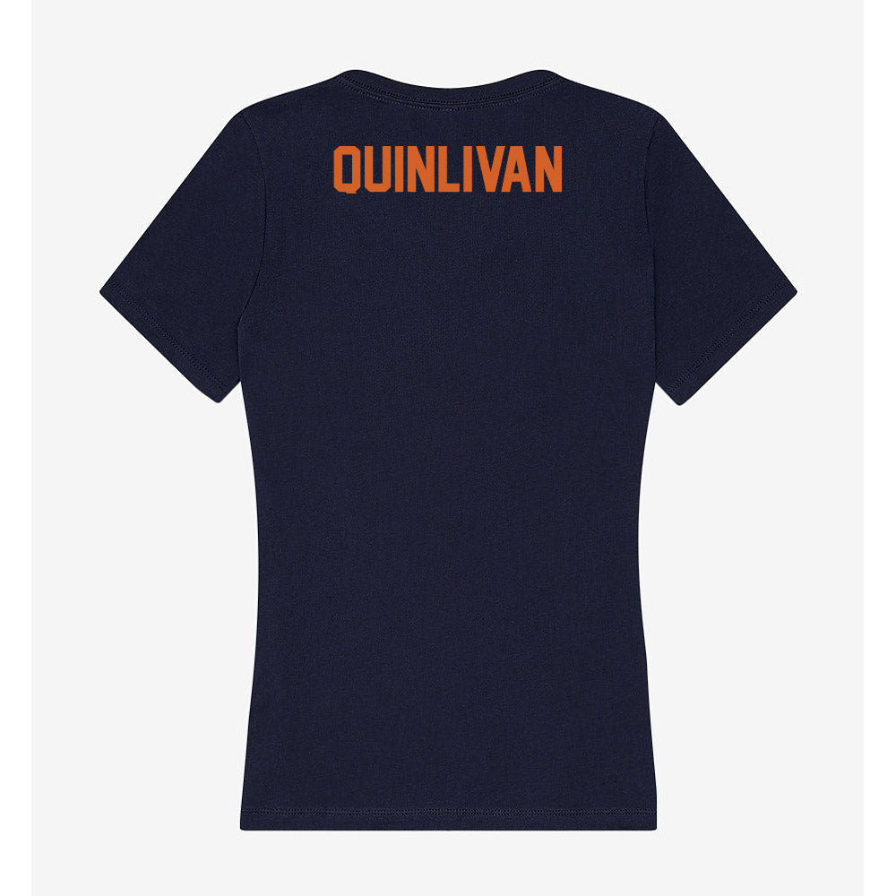 Wheaton IL - NCAA Men's Golf : Aidan Quinlivan - Women's V-Neck T-Shirt-1