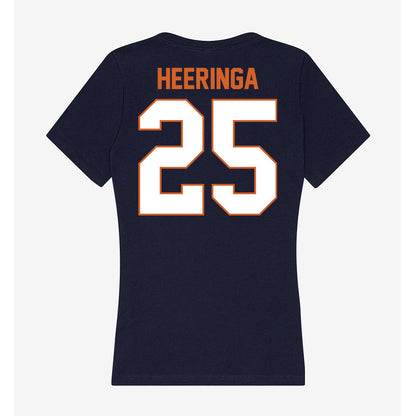 Wheaton IL - NCAA Men's Soccer : Andrew Heeringa - Women's V-Neck T-Shirt-1