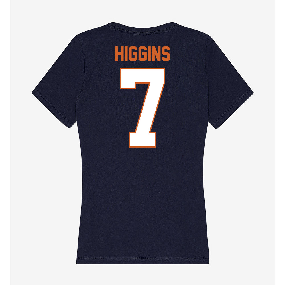 Wheaton IL - NCAA Women's Volleyball : Lacey Higgins - Women's V-Neck T-Shirt-1