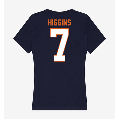 Wheaton IL - NCAA Women's Volleyball : Lacey Higgins - Women's V-Neck T-Shirt-1