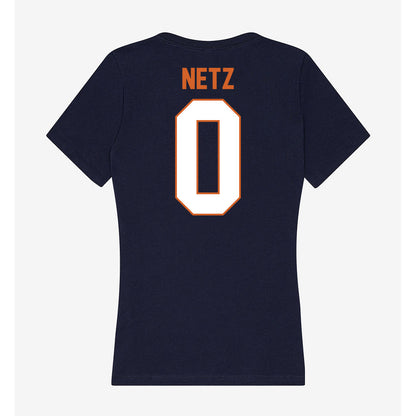 Wheaton IL - NCAA Women's Soccer : Elizabeth Netz - Women's V-Neck T-Shirt-1