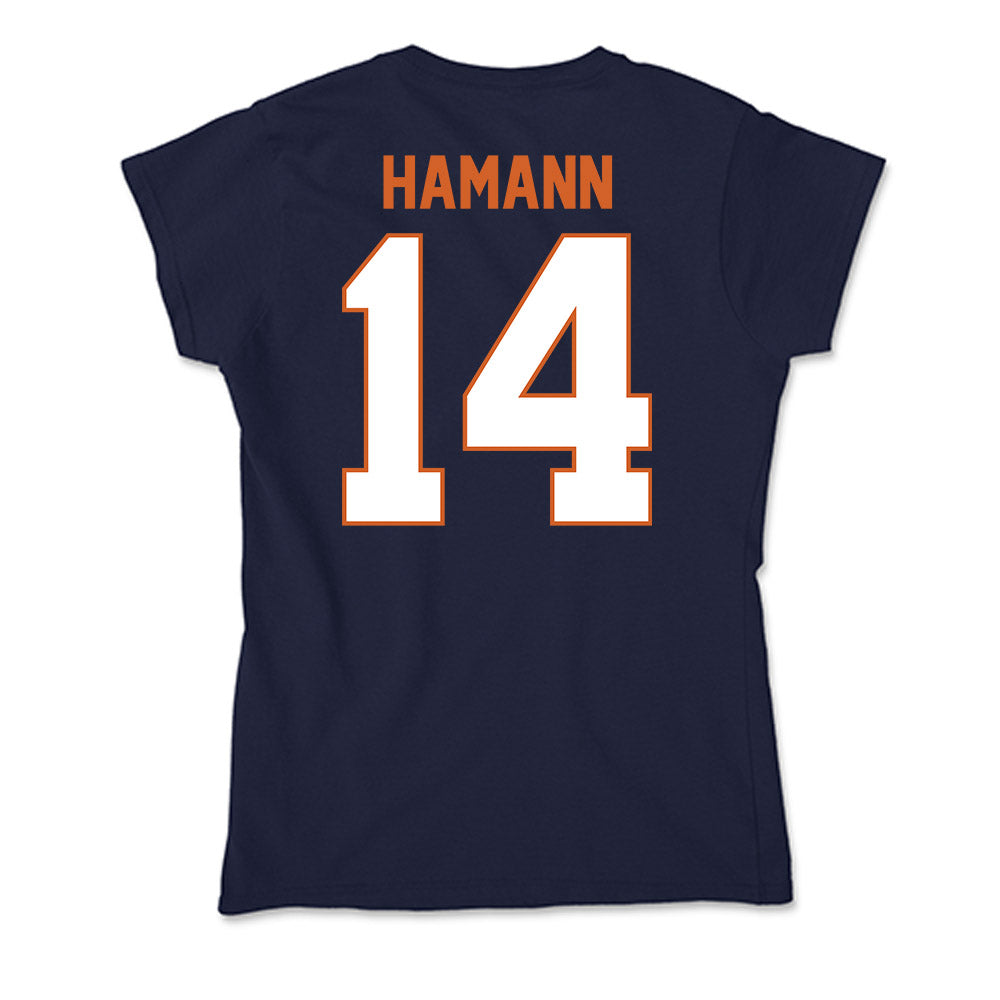 Wheaton IL - NCAA Women's Volleyball : Mary Hamann - Soft Style Women’s T-Shirt-1