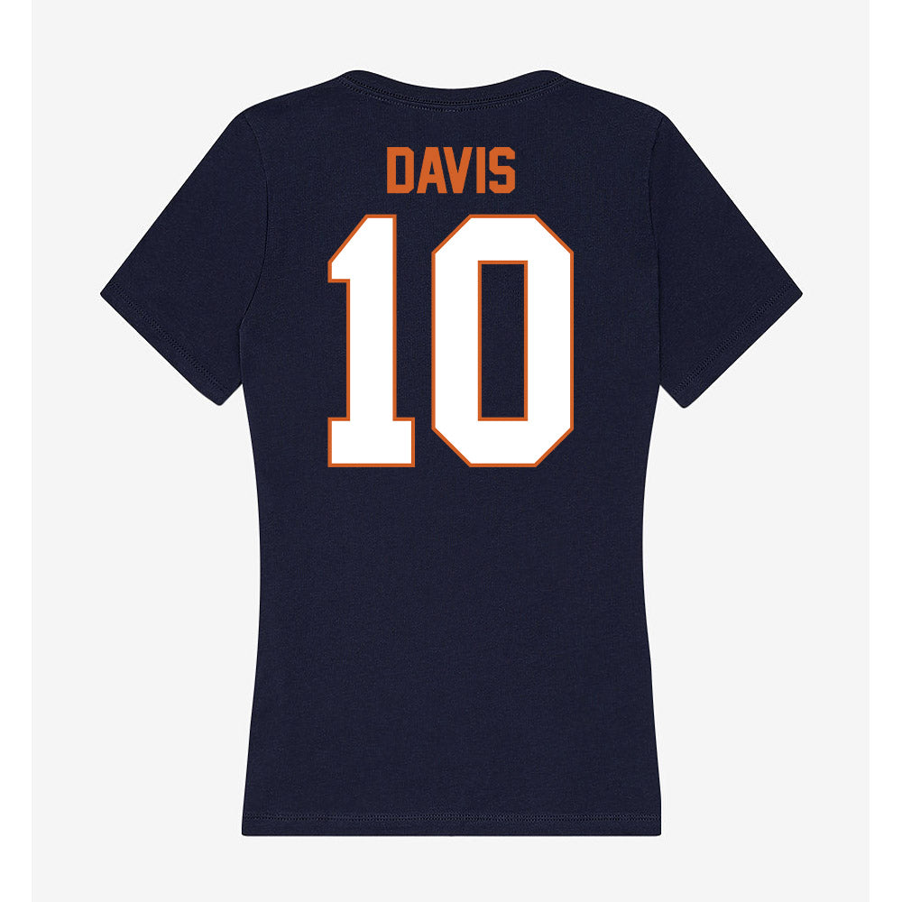 Wheaton IL - NCAA Men's Soccer : Caleb Davis - Women's V-Neck T-Shirt-1