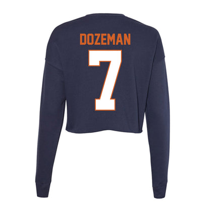 Wheaton IL - NCAA Softball : Shylah Dozeman - Women's Cropped Crew Fleece-1