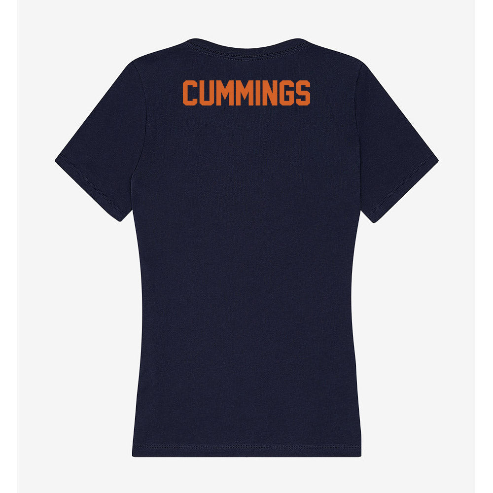 Wheaton IL - NCAA Men's Swimming & Diving : Jac Cummings - Women's V-Neck T-Shirt-1