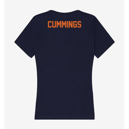 Wheaton IL - NCAA Men's Swimming & Diving : Jac Cummings - Women's V-Neck T-Shirt-1