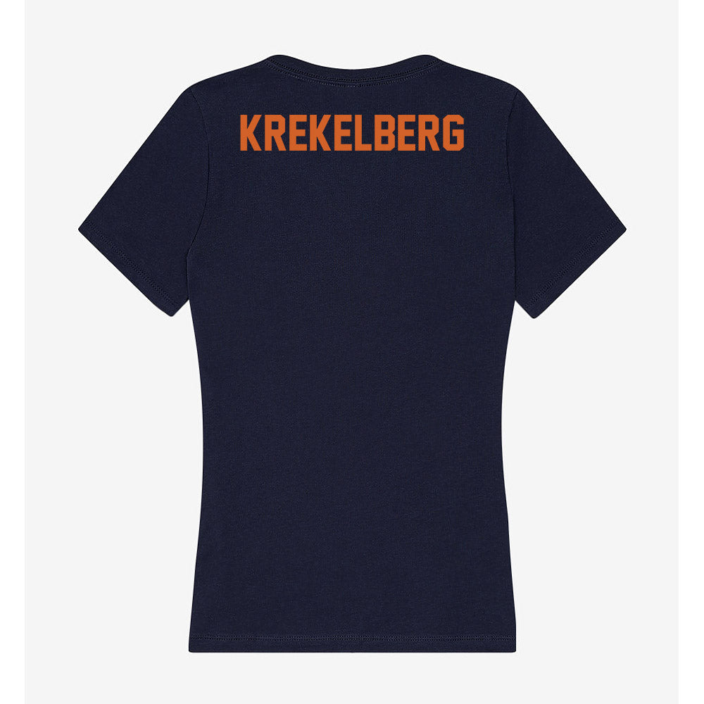 Wheaton IL - NCAA Women's Track & Field : Heidi Krekelberg - Women's V-Neck T-Shirt-1