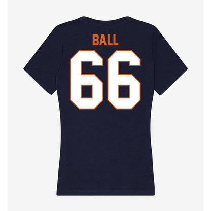 Wheaton IL - NCAA Football : Steven Ball - Women's V-Neck T-Shirt-1