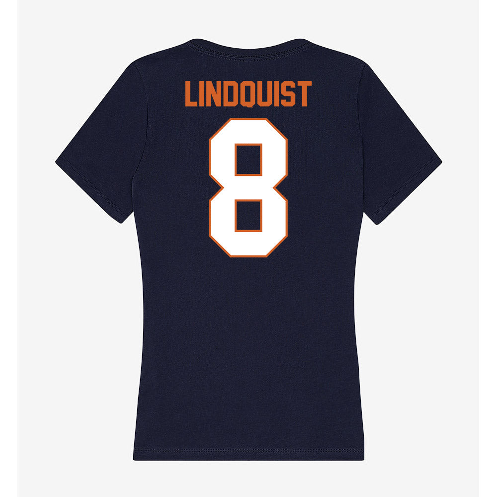 Wheaton IL - NCAA Women's Soccer : Lily Lindquist - Women's V-Neck T-Shirt-1