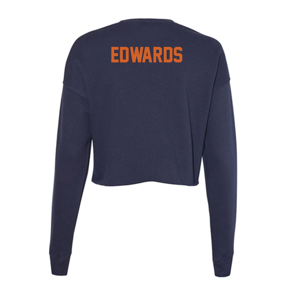 Wheaton IL - NCAA Women's Golf : Abi Edwards - Women's Cropped Crew Fleece-1