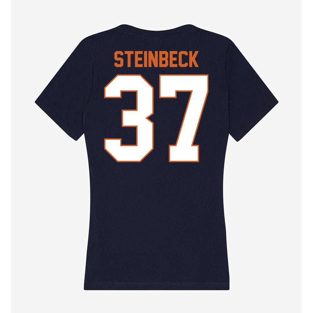 Wheaton IL - NCAA Football : Justin Steinbeck - Women's V-Neck T-Shirt-1