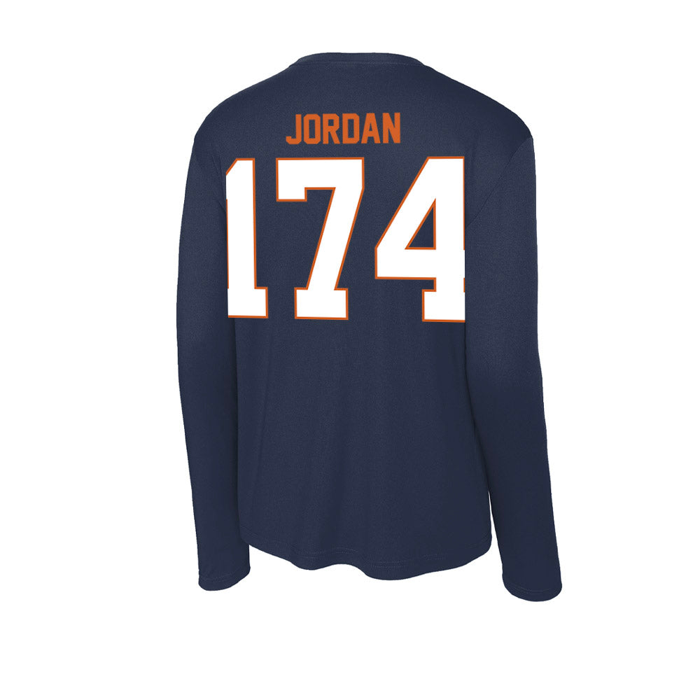 Wheaton IL - NCAA Wrestling : Drew Jordan - Activewear Long Sleeve T-Shirt-1